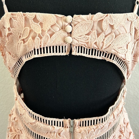 Bardot Botanica Lace Dress in Melon Size 8 - Picture 9 of 14